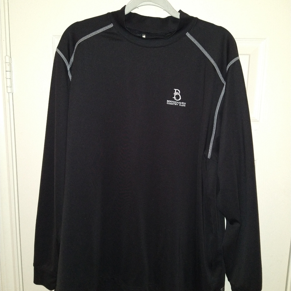 Adidas Golf Mock Neck Long Sleeve Shirt Men's sz Large